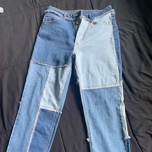 Wild fable patchy mom jeans